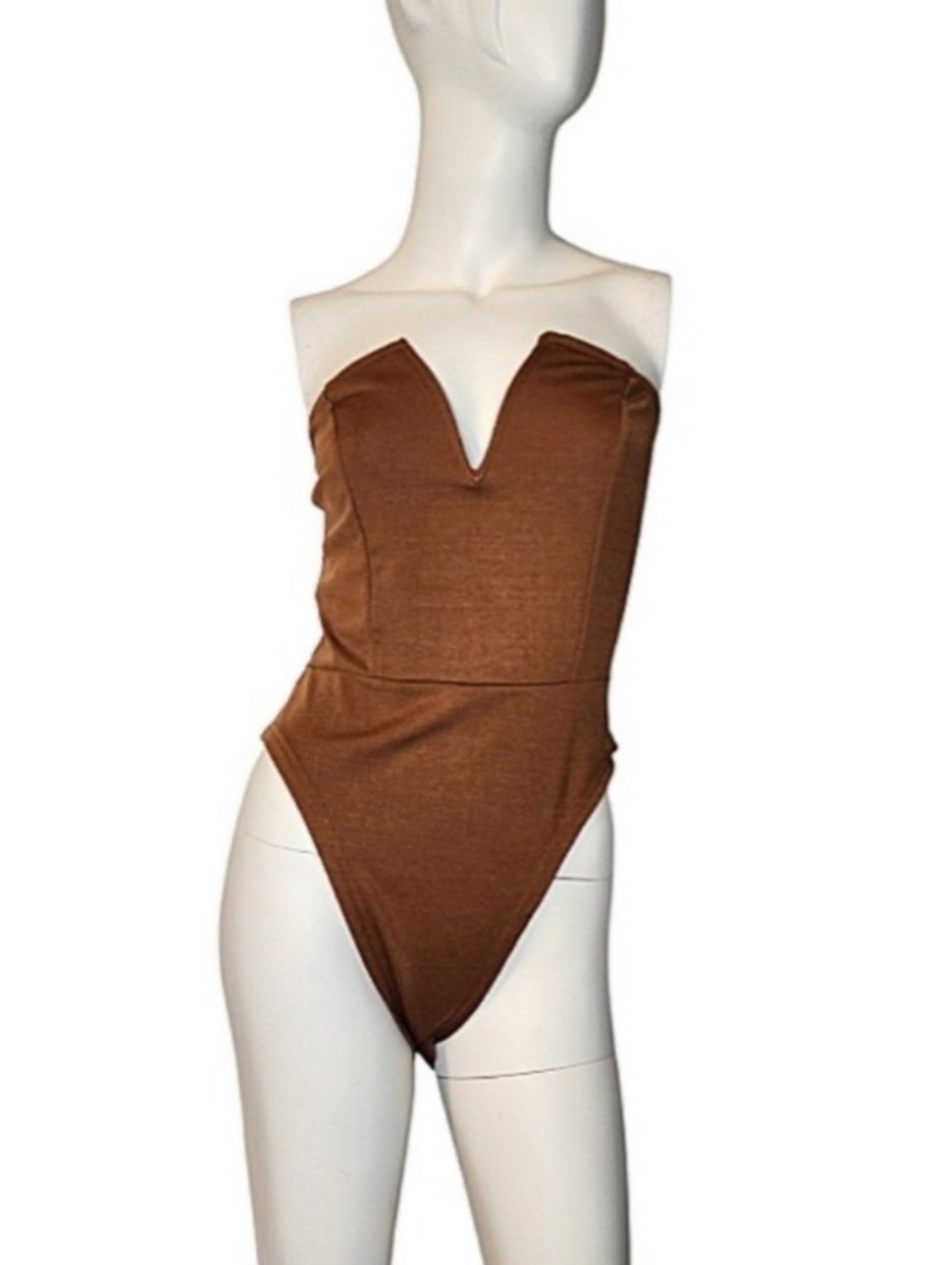 Women's Shein Strapless Bodysuit Size M